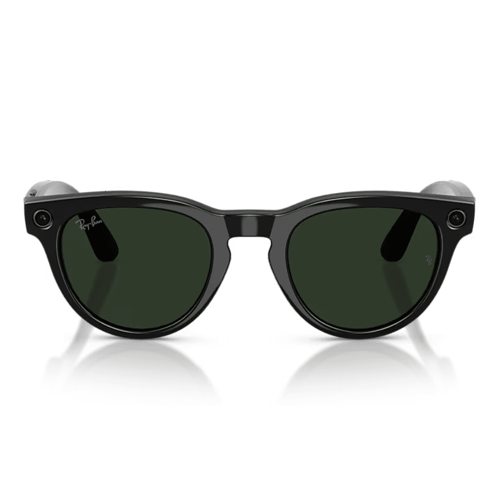 Ray-Ban Smart Glasses Meta Headliner (Gen 2) RW4013 601/1M 50 Shiny Black Transitions Clear/Graphite Green SMALL