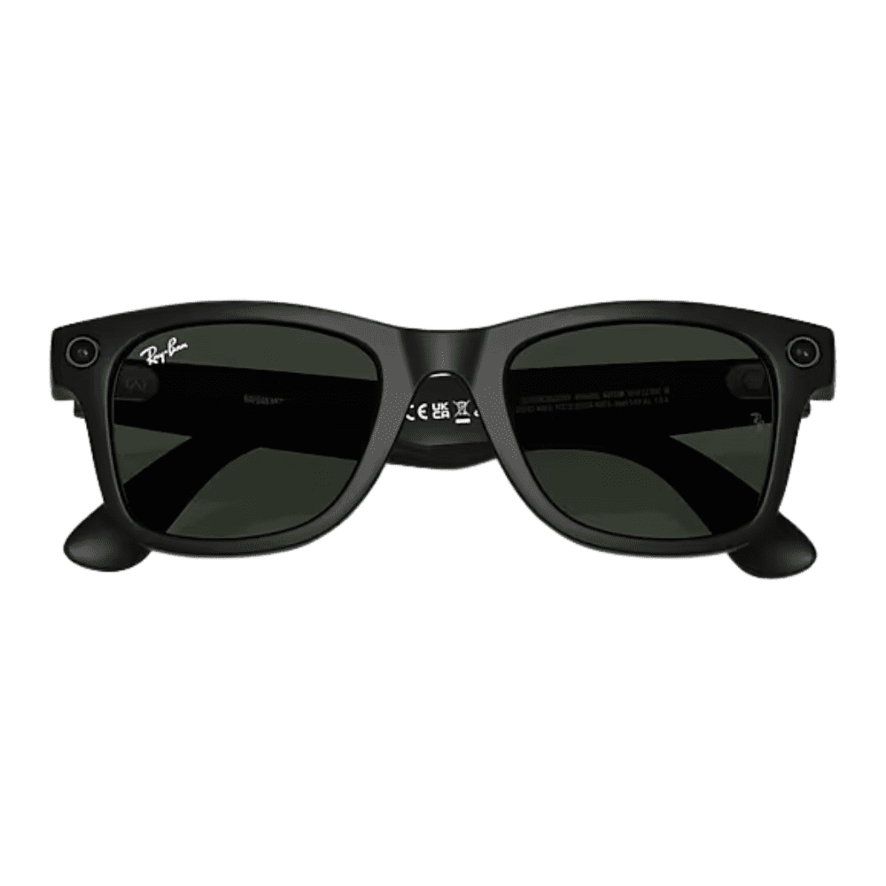 Ray-Ban Smart Glasses Meta Wayfarer RW4008 601S1M 53-22 Black Transitions Clear/Graphite Green LARGE