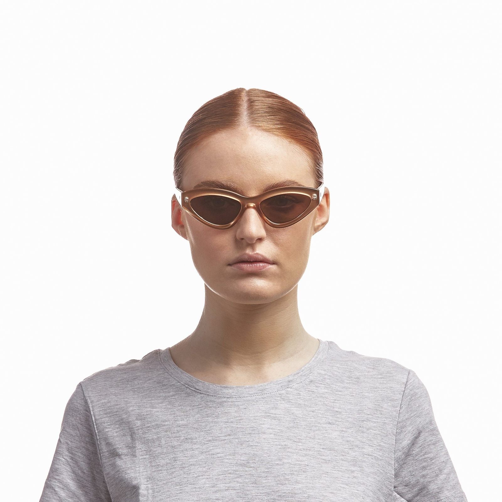 Le Specs Synthcat W 1902105 Gold Shimmer/Brown Mono