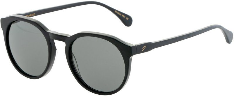 Black sunglasses with a white background