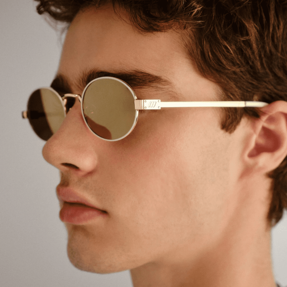 Le Specs Poseidon Deux LTD 2465413 Gold/Ivory Polarised