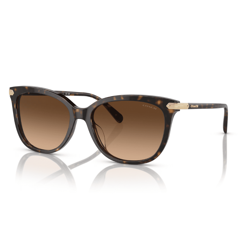 Coach HC8378U 512074 57 Dark Tortoise/Brown