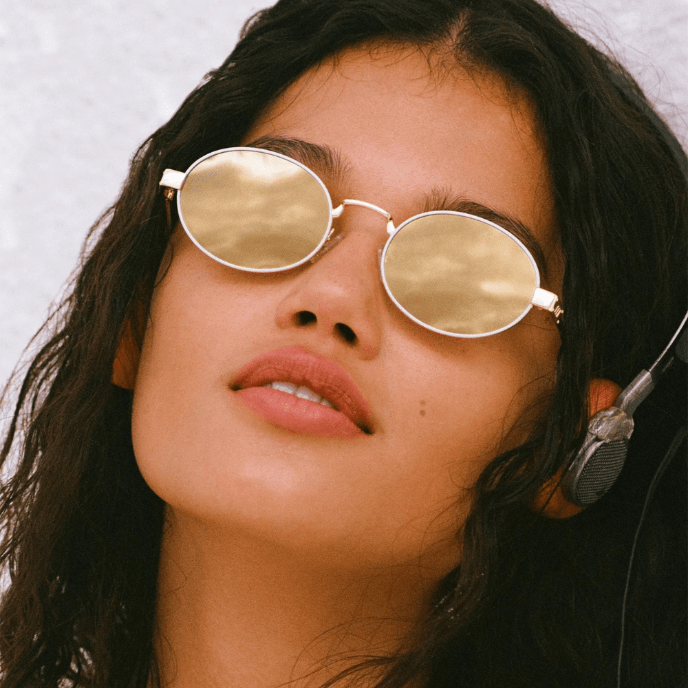 Le Specs Poseidon Deux LTD 2465413 Gold/Ivory Polarised