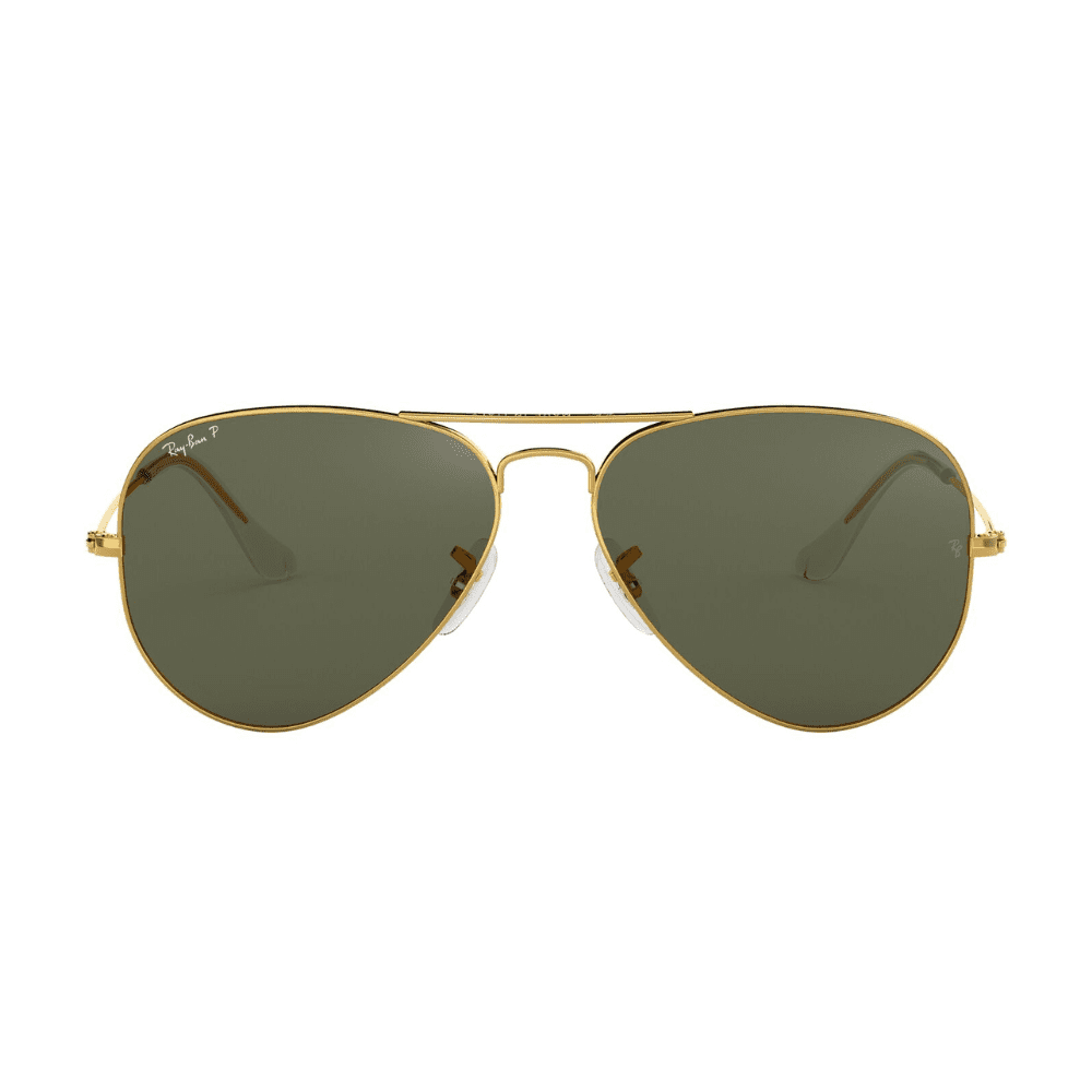 Ray-Ban RB3025 001/58 62 Gold/Green Polarised Aviator Classic