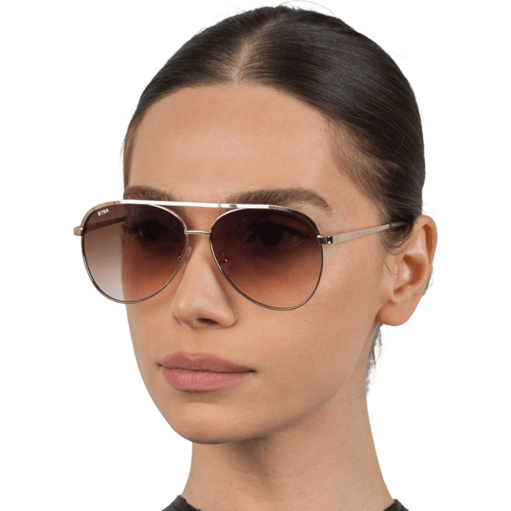Otra Eyewear Charlie Gold/Brown to Pink Fade