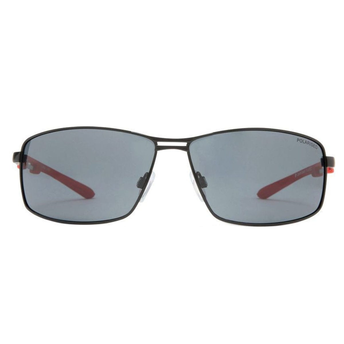 2558857 slim wrap metal sunglass culture men coomera CANCER COUNCIL QUIRINDI 2558857 red black cancer council polarised