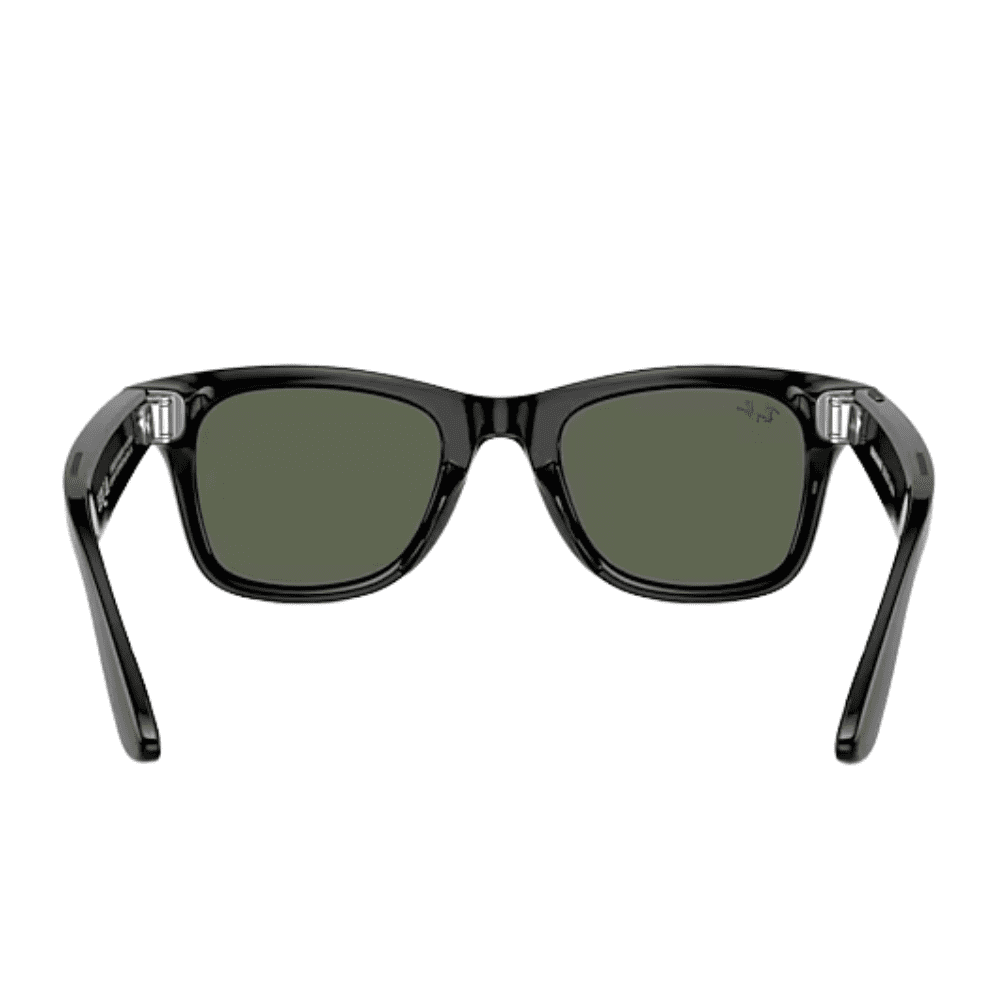 Ray-Ban Smart Glasses Meta Wayfarer RW4008 601/7153 Shiny Black/G15 Green LARGE