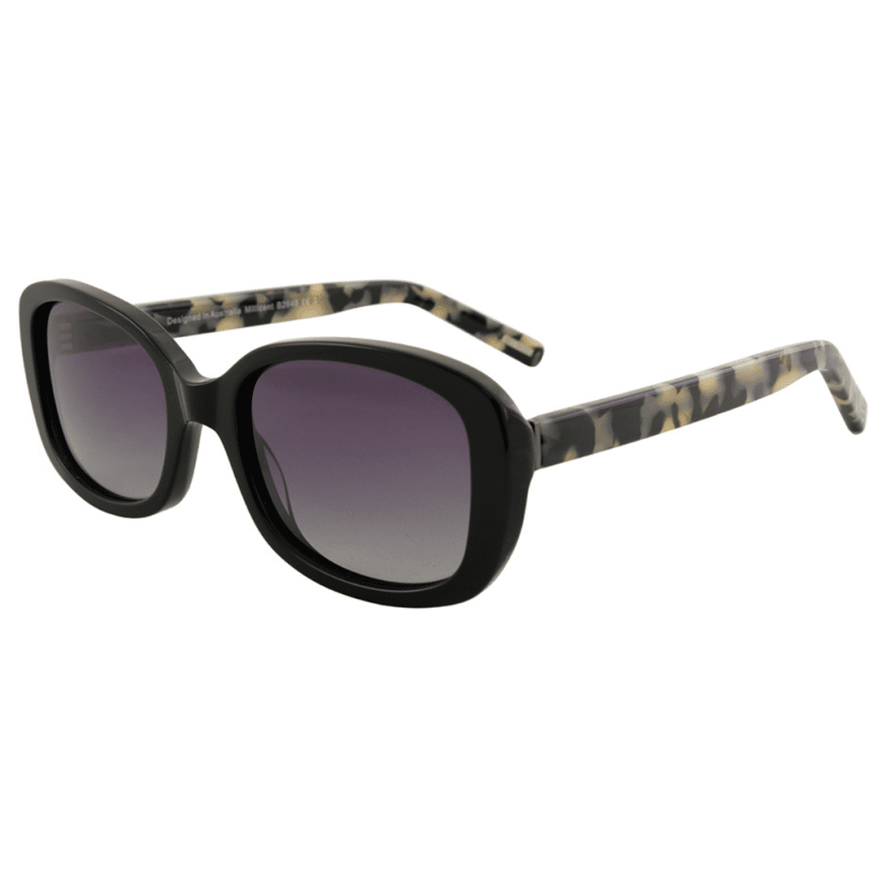 28357 BB 28357 MILICENT BLACK GREY GRAD POLARISED Sunglass Culture Luxury sunnies store online gold coast coomera