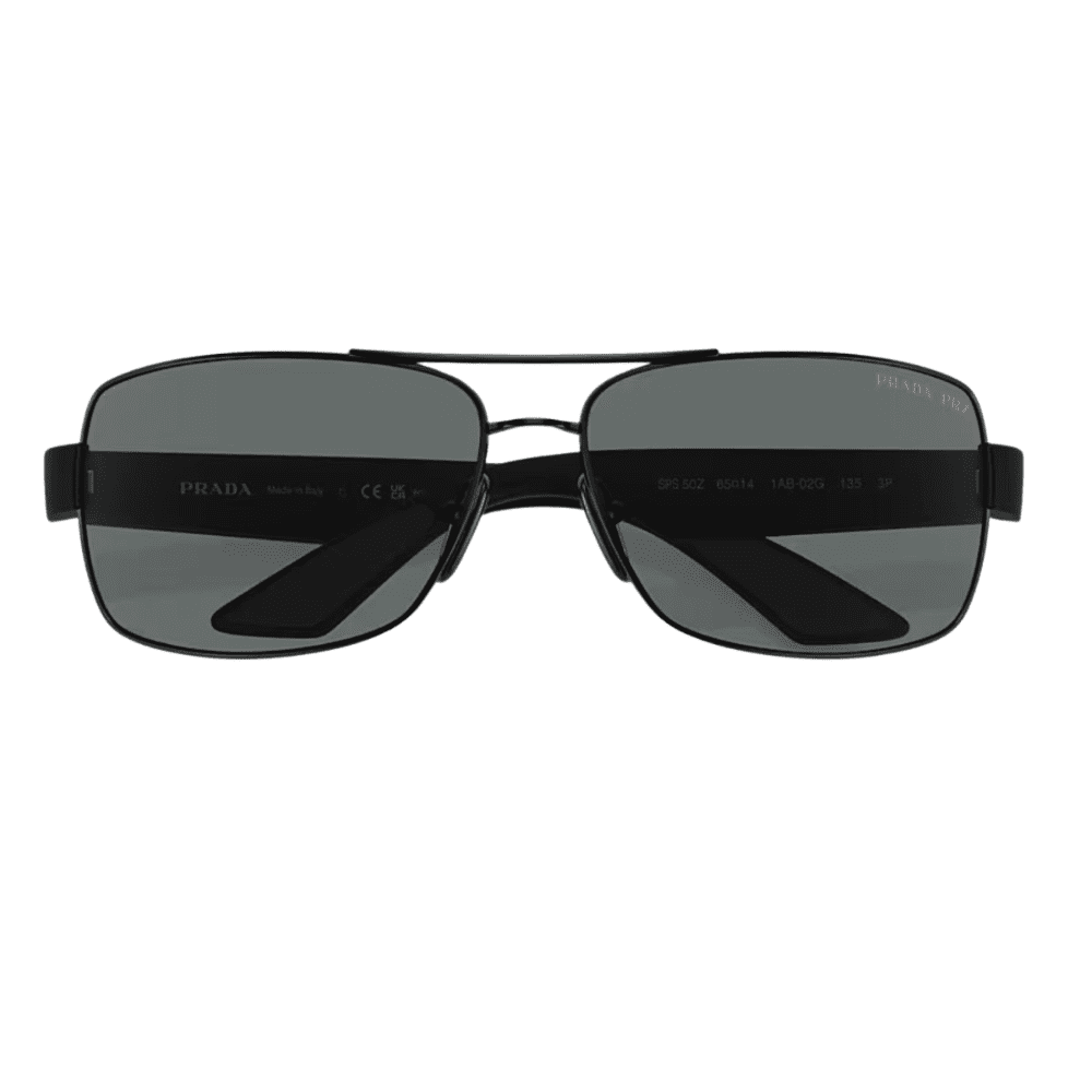 Prada PS50ZS 1AB02G 65 Black/Dark Grey
