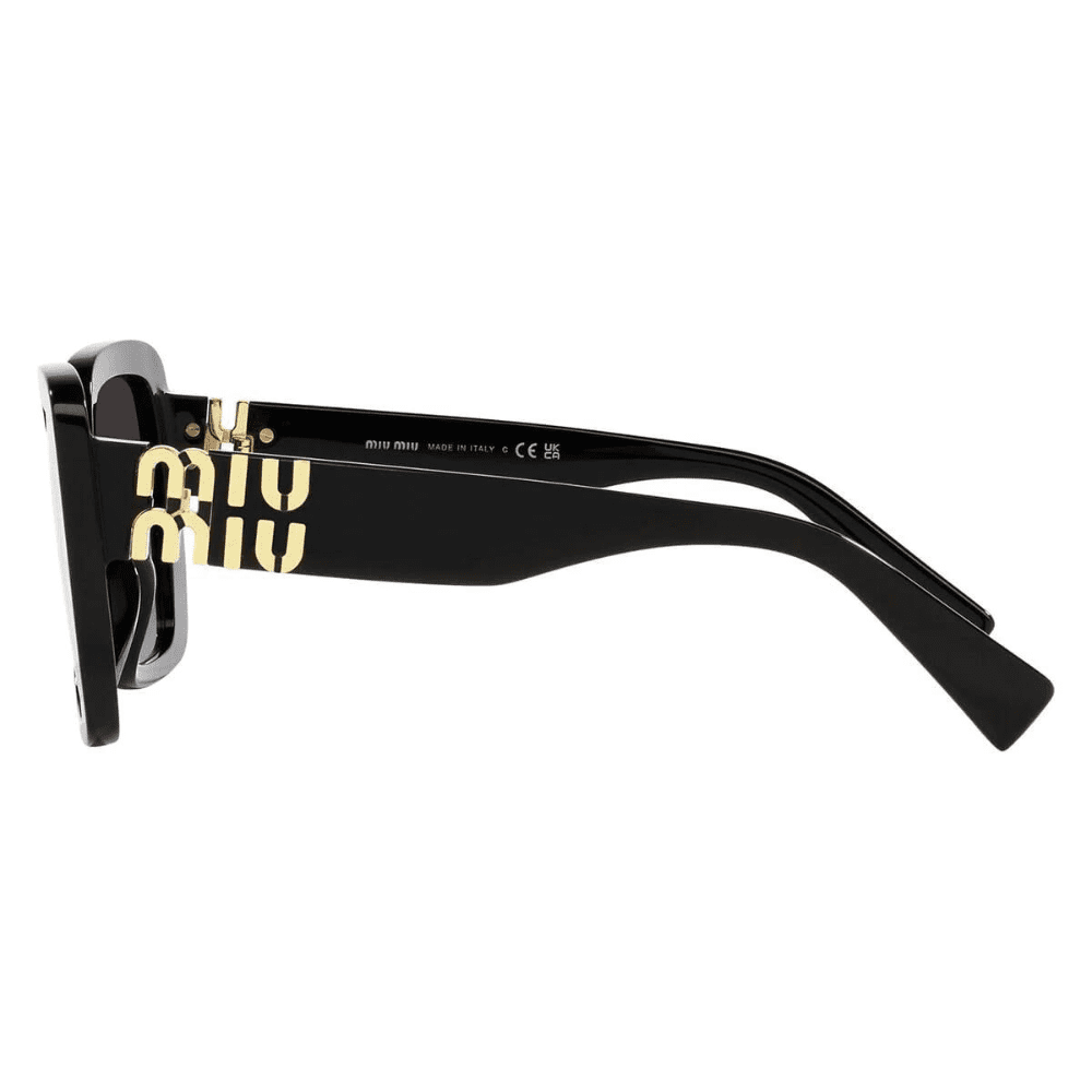 Miu Miu MU010YS 1AB-5D1 53 Black/Grey Lens