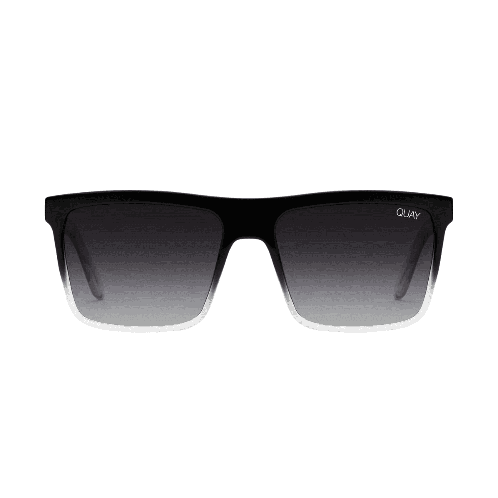 QUAY LET IT RUN BLACK CLEAR/SMOKE POLARISED
