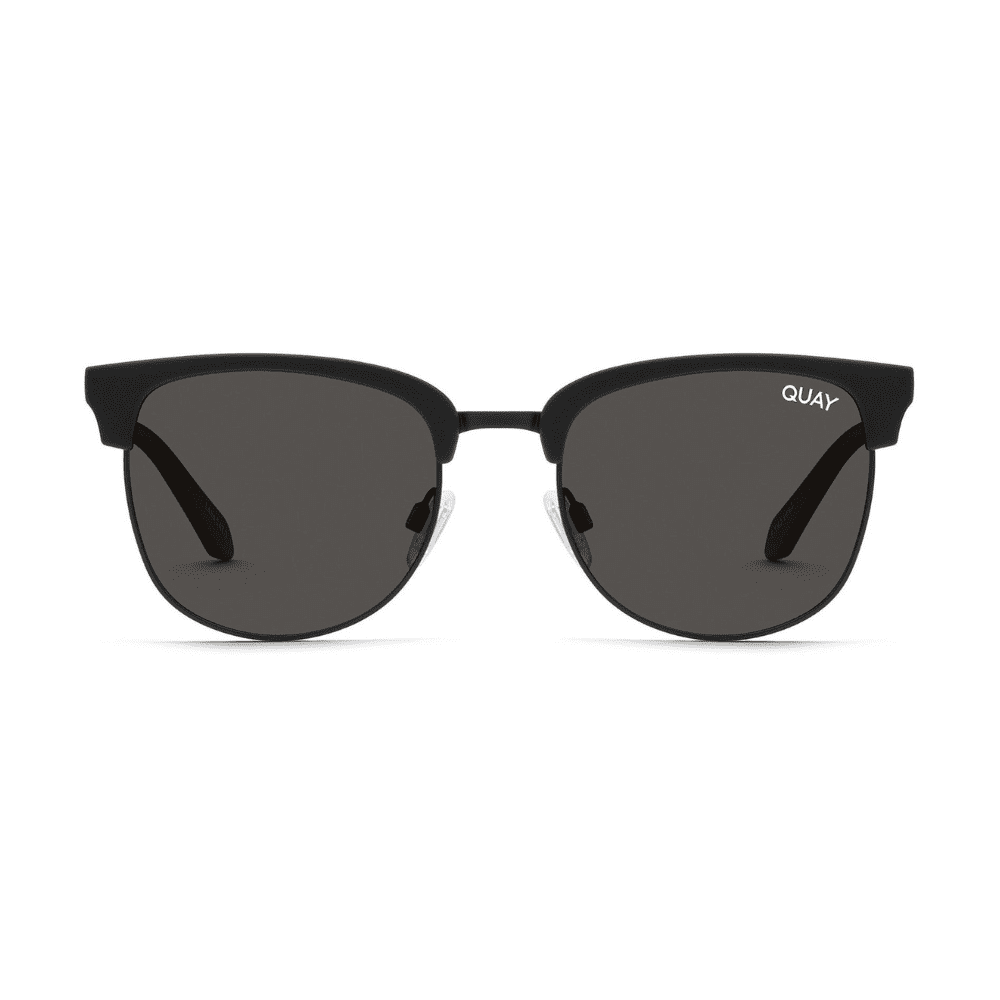 QUAY EVASIVE MATTE BLACK/SMOKE POLARISED