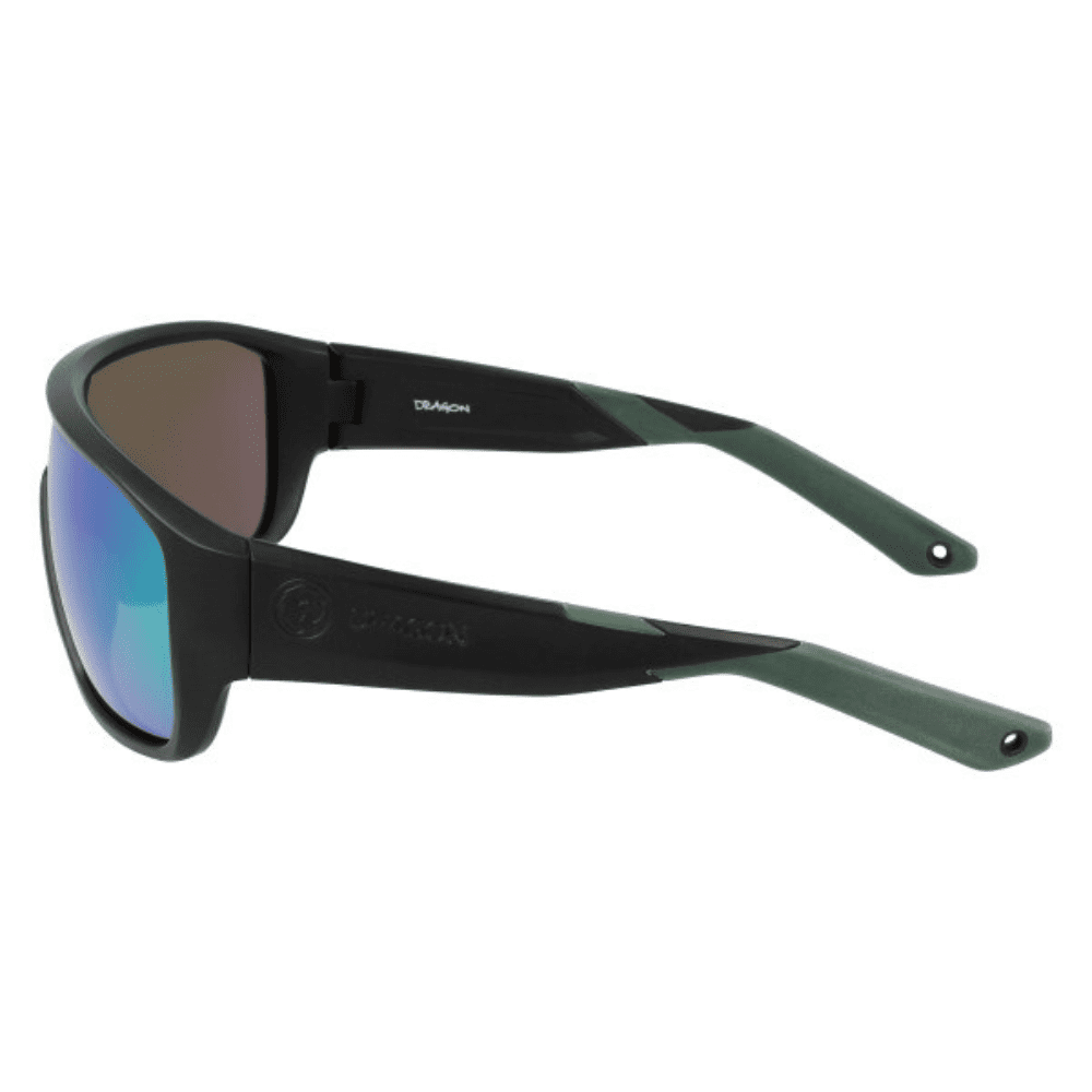 DRAGON EYEWEAR DR VESSEL 045 MT BLACK GREEN POLARISED