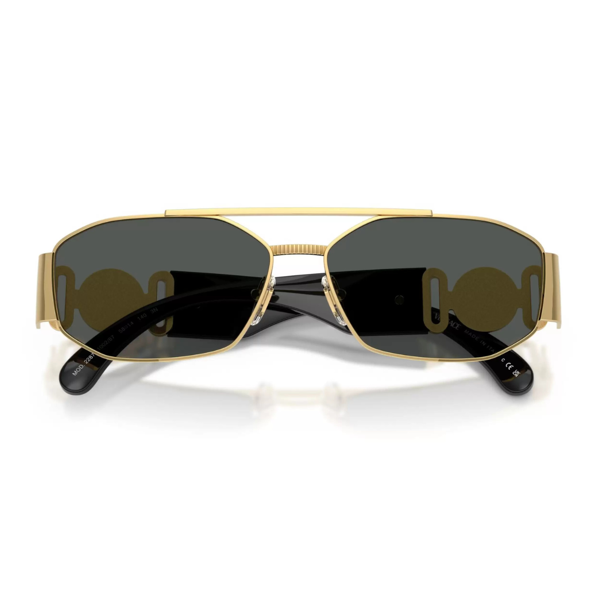 Versace VE2287 100287 58 Gold /Dark Grey