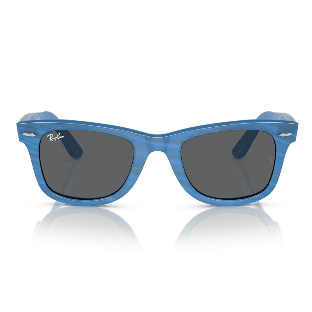 Ray-Ban RB2140 1409B1 50 Photo Striped Blue/Dark Grey Wayfarer