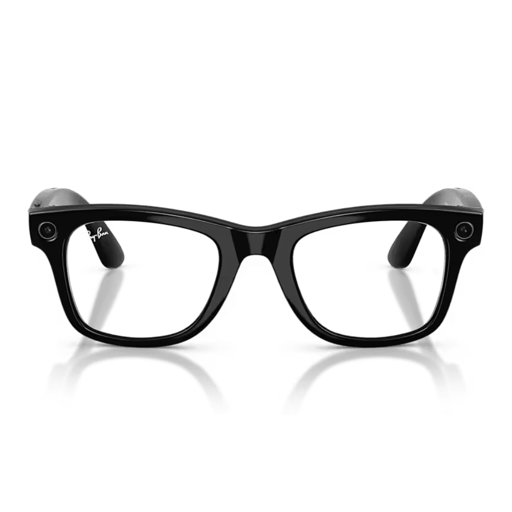 Ray-Ban Smart Glasses Meta Wayfarer (Gen 2) RW4012 601/1M 53 Shiny Black Transitions Clear/Graphite Green LARGE
