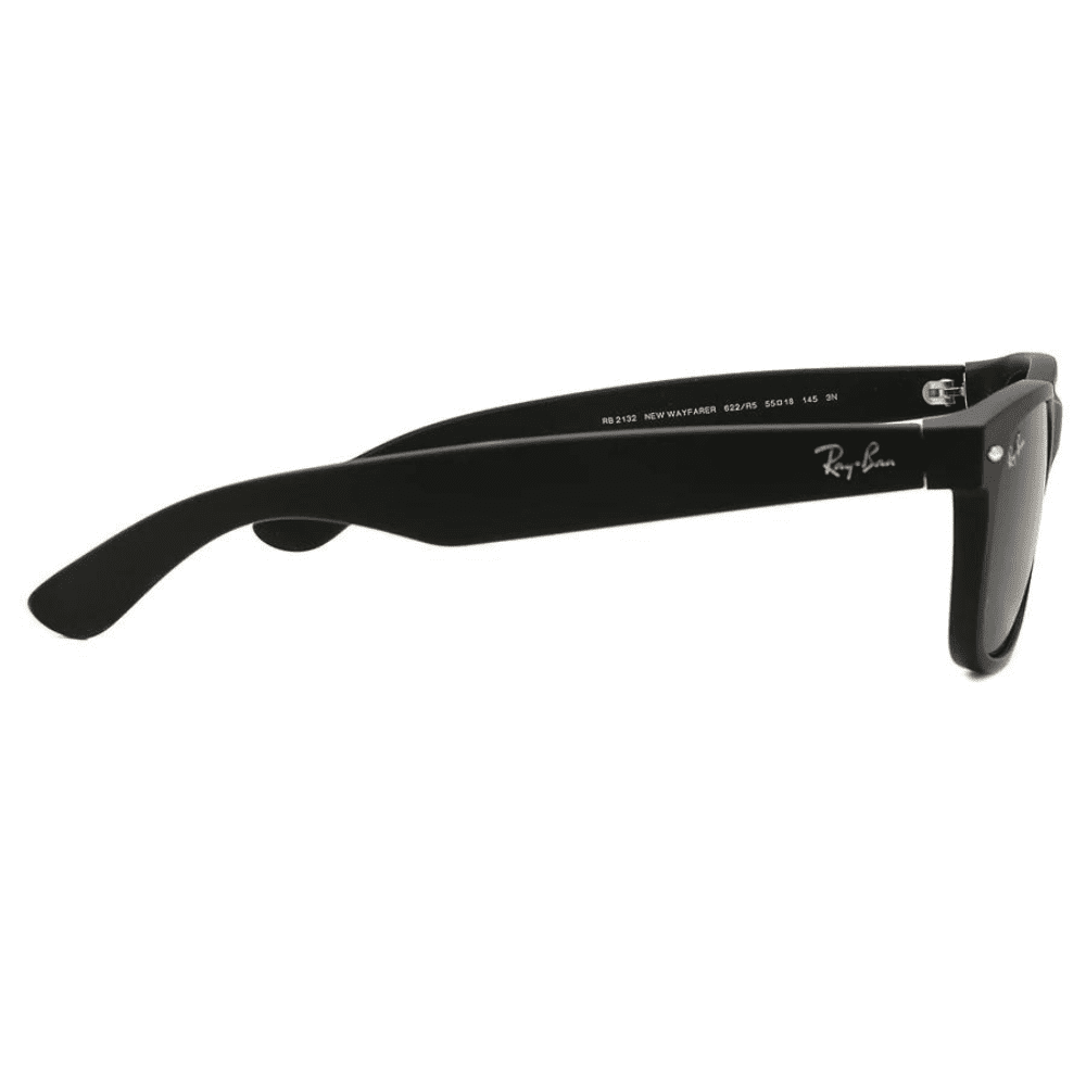 Ray-ban RB2132 622/R5 55 Matte Black/Blue New Wayfarer
