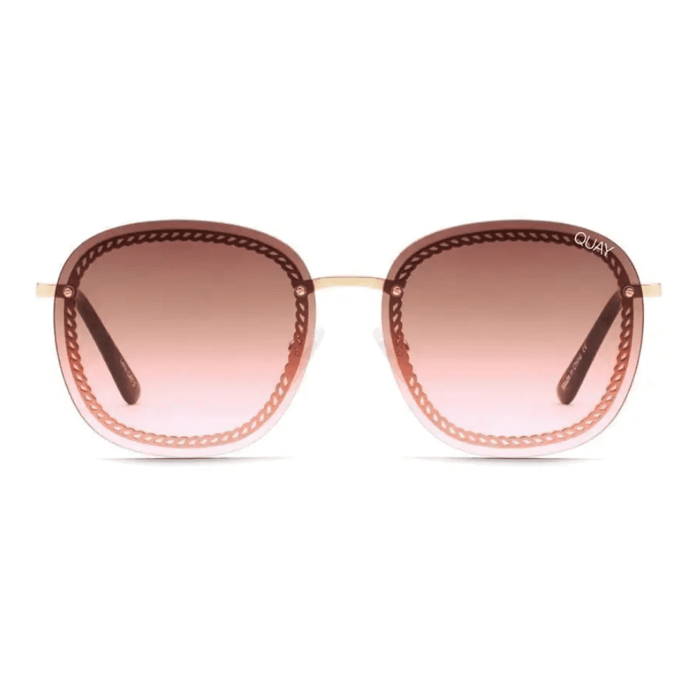 Quay Jezabell Chain Gold/Brown Pink
