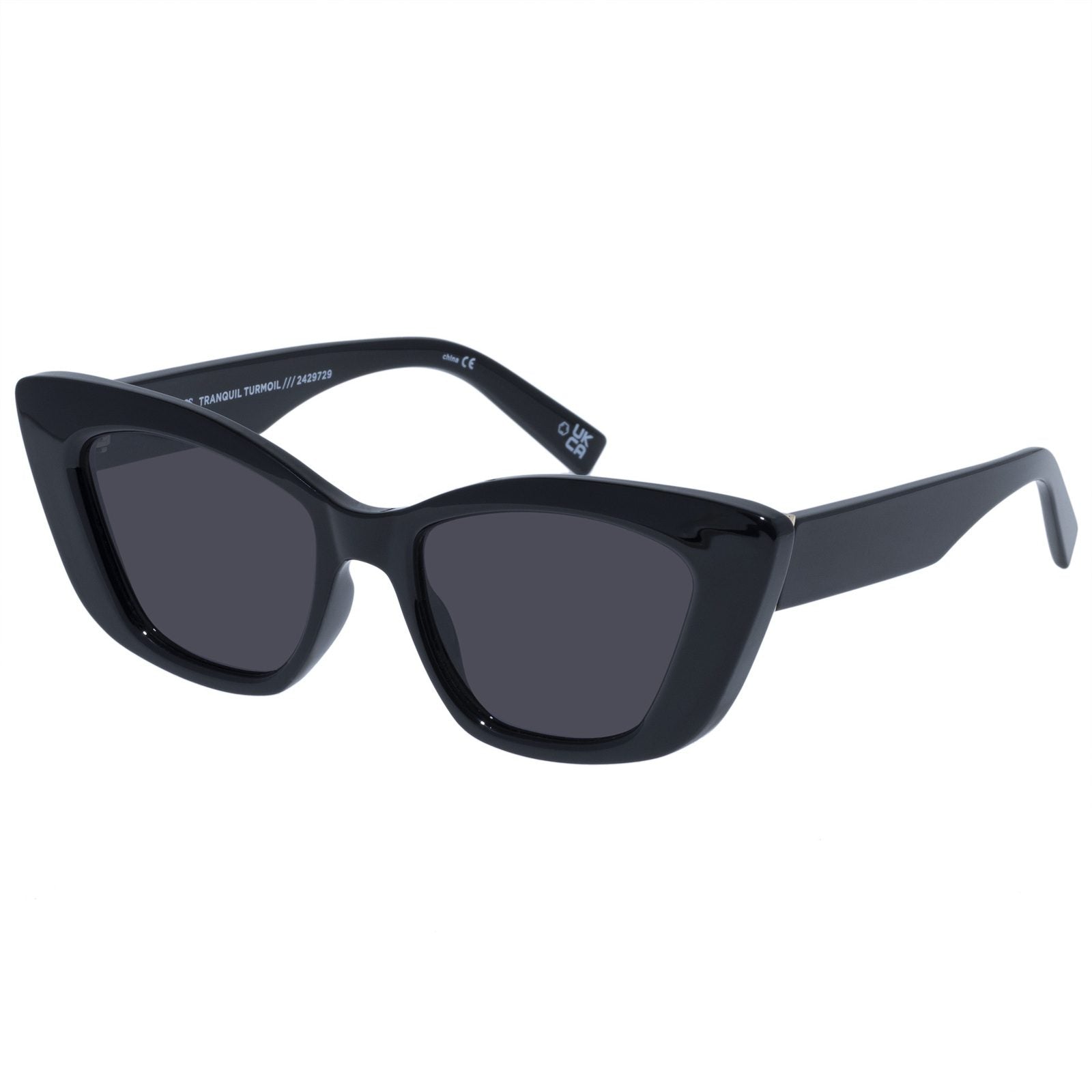 Le Specs Tranquil Turmoil L2429729 Black/Smoke