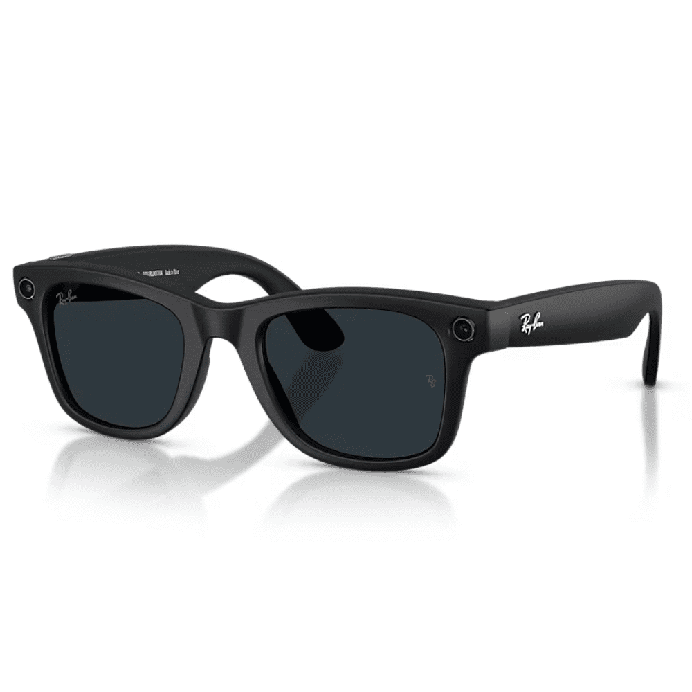 Ray-Ban Smart Glasses Meta Wayfarer (Gen 2) RW4012 601S1Z 50 Matte Black Transitions Clear/Grey SMALL