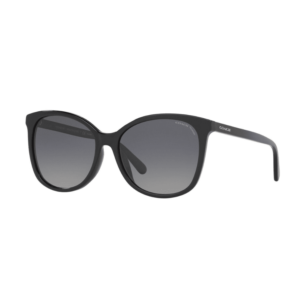 Coach HC8271U 5002T3 57 Black/Dark Grey Gradient Polarised