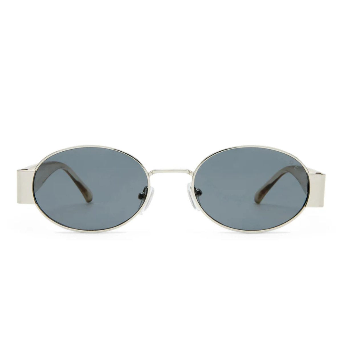 AIRE MARS 11 SILVER SMOKE 2542283 pewter oval metal sunnies Sunglass Culture Luxury sunnies store online gold coast Coomera