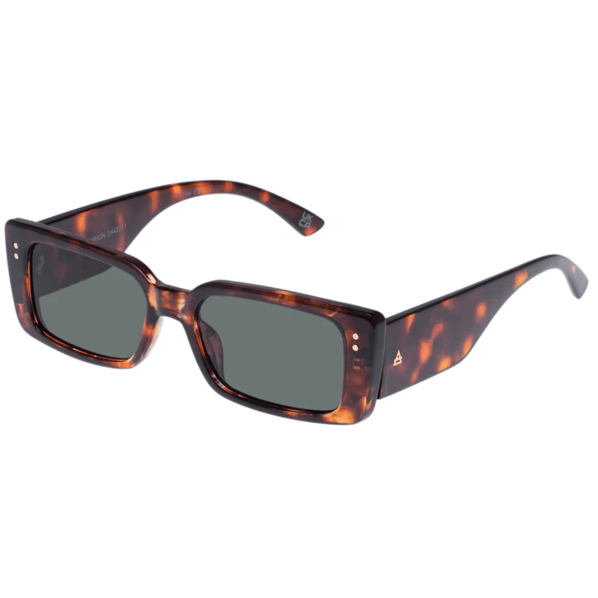 AIRE ORION 2442211 DARK TORT rectangle unisex sunglass culture side