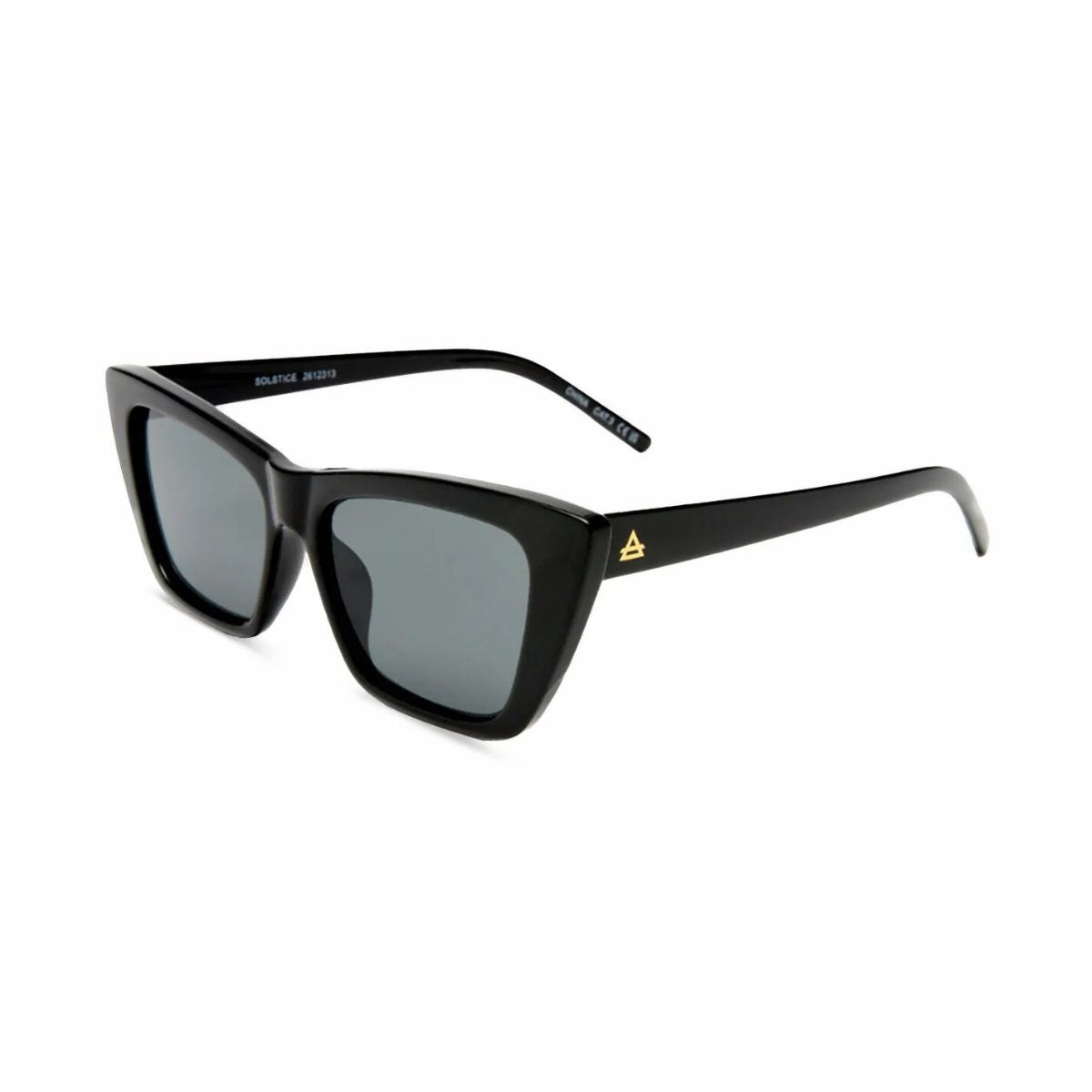 AIRE SOLSTICE 2612313 BLACK cat eye sleek slim sunglass culture coomera sharp classic