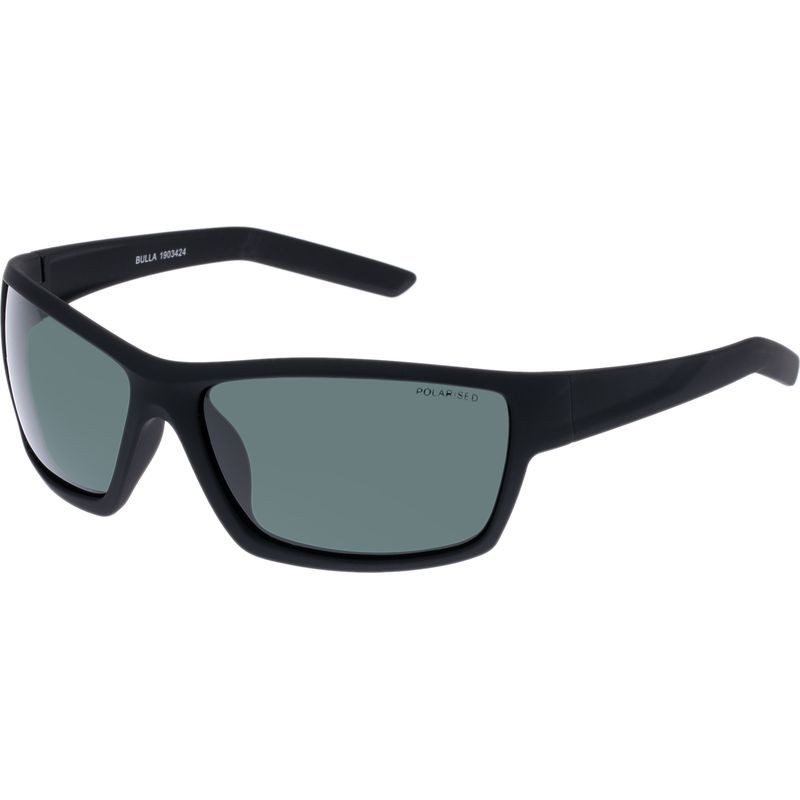Cancer Council Bulla 1903424 Black Rubber/Green Polarised