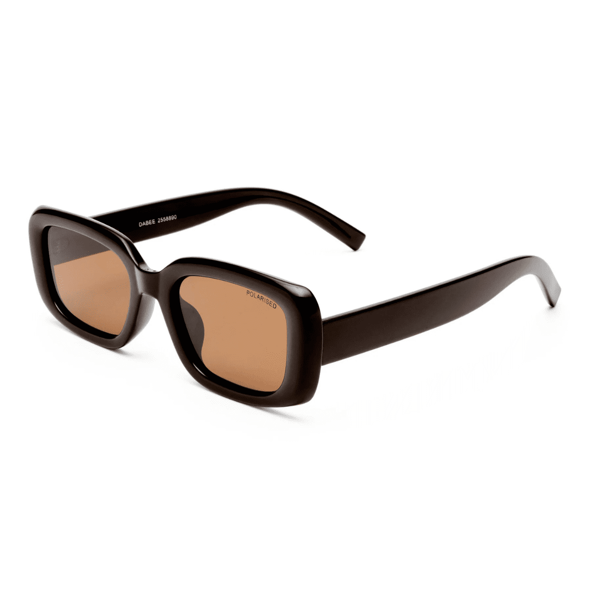 CANCER COUNCIL DABEE 2558890 CHOCOLATE rectangle puffy frame sunglass culture
