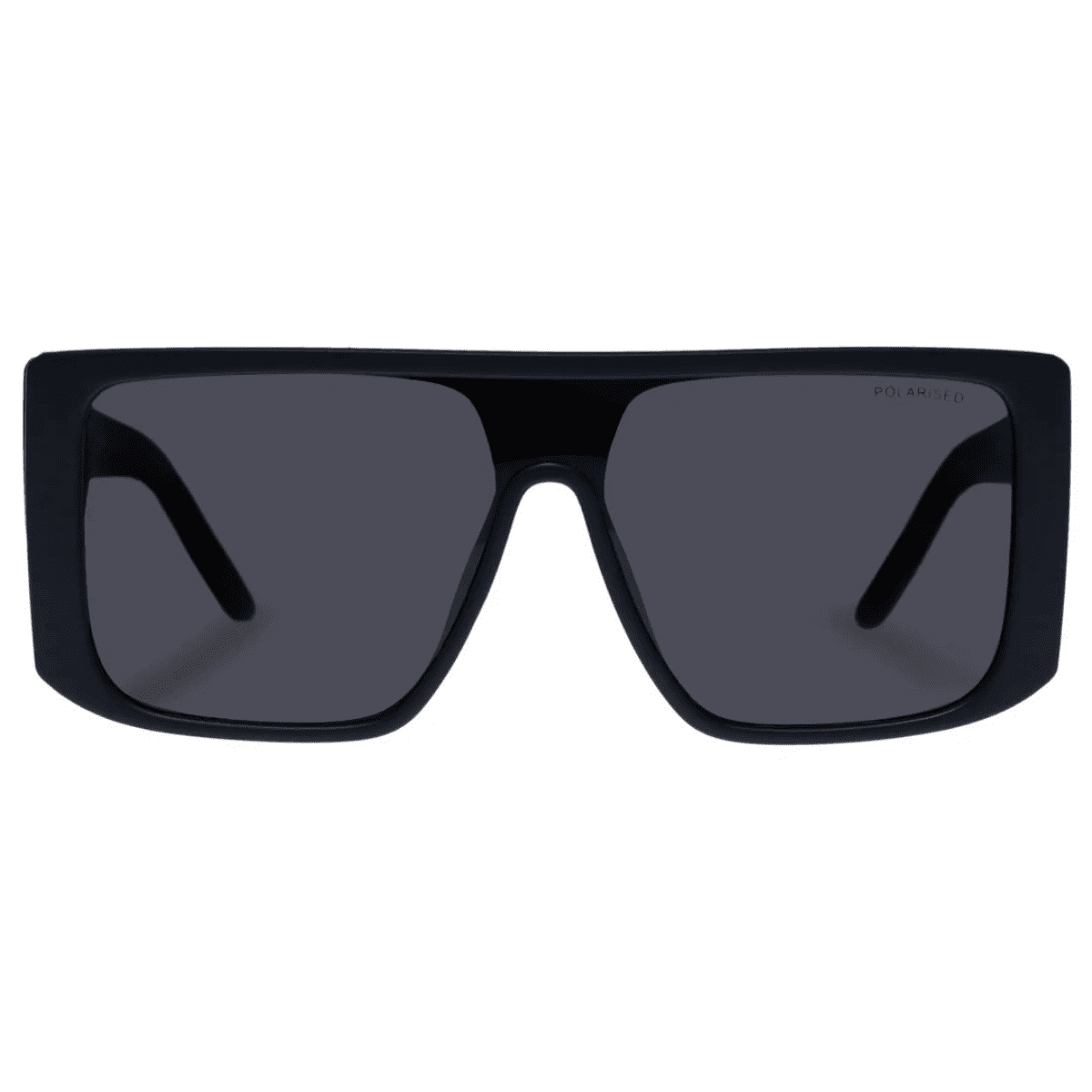 CANCER COUNCIL ELGIN 2359453 black rectangle wrap mens sunglass culture front