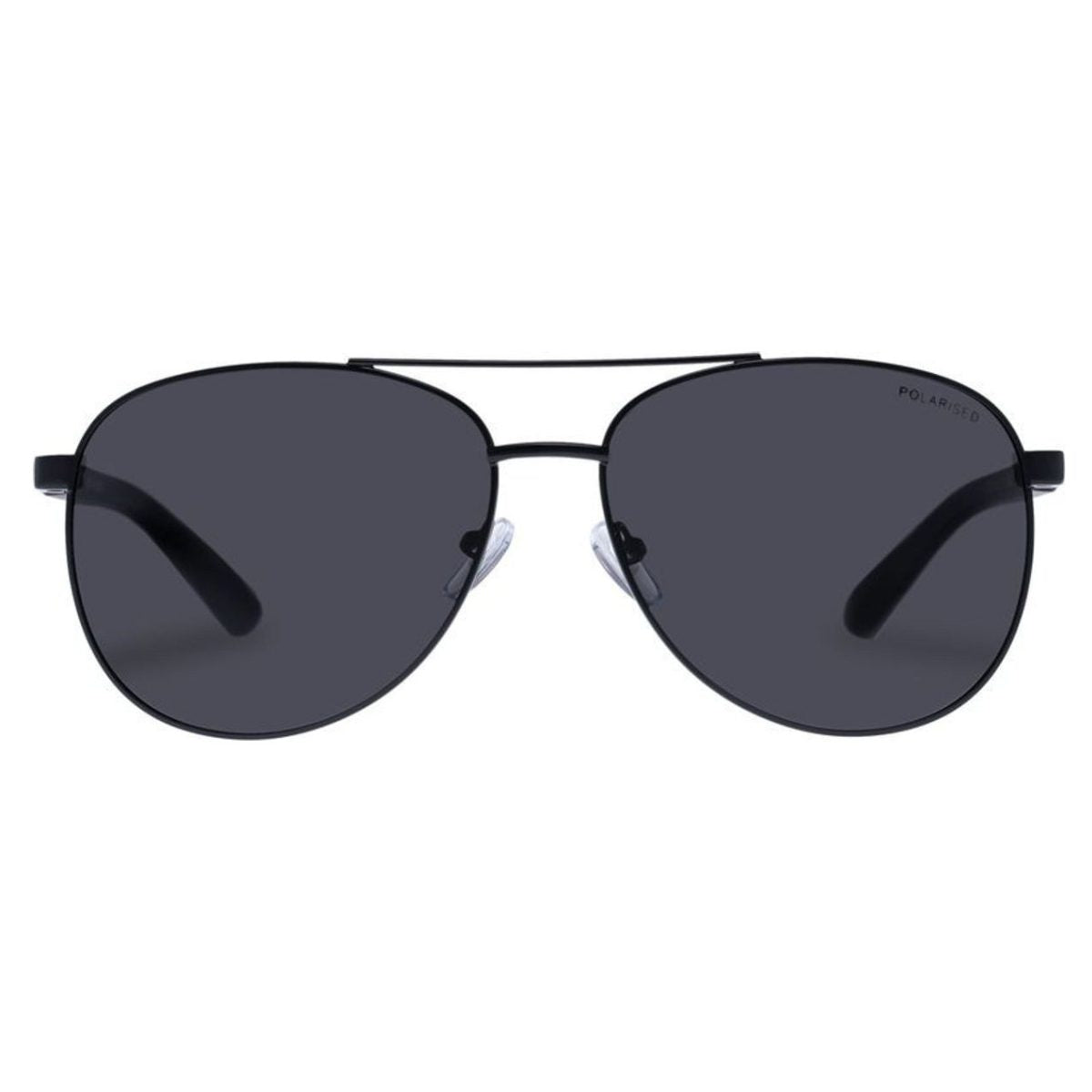 CANCER COUNCIL MATCHAM 2359466 matte black grey sunglass culture coomera aviator classic front