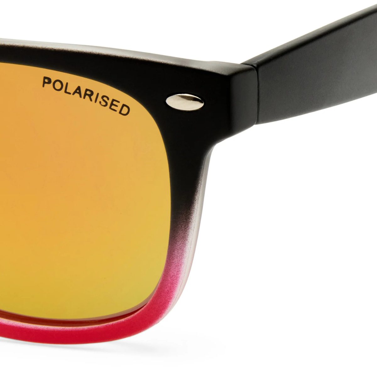 CANCER COUNCIL TIGER 2545514 BLACK RED polarised sunnies children sunglass culture coomera detail