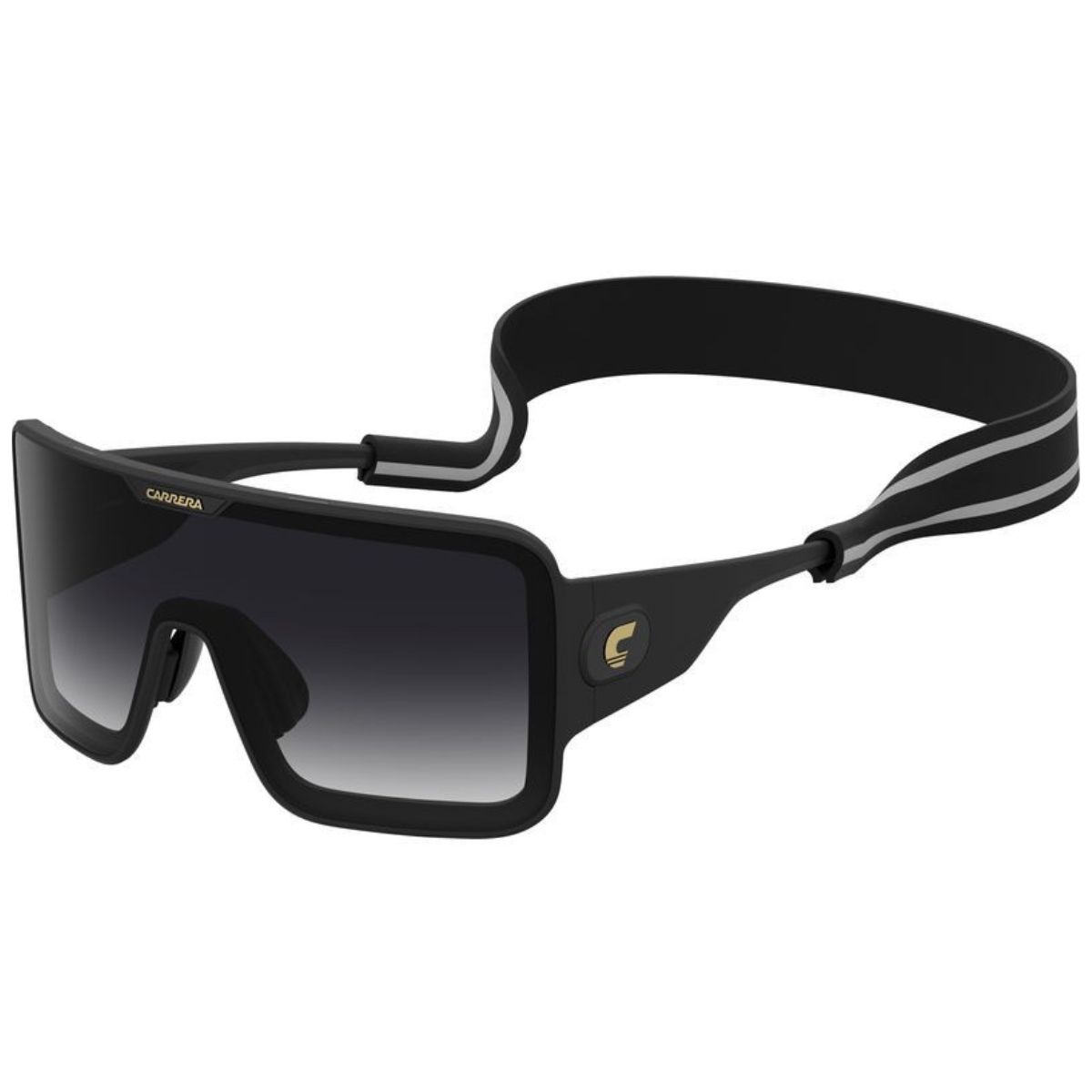CARRERA FLAG LAB 15 003 99 90 Black shield Sunglass Culture Side