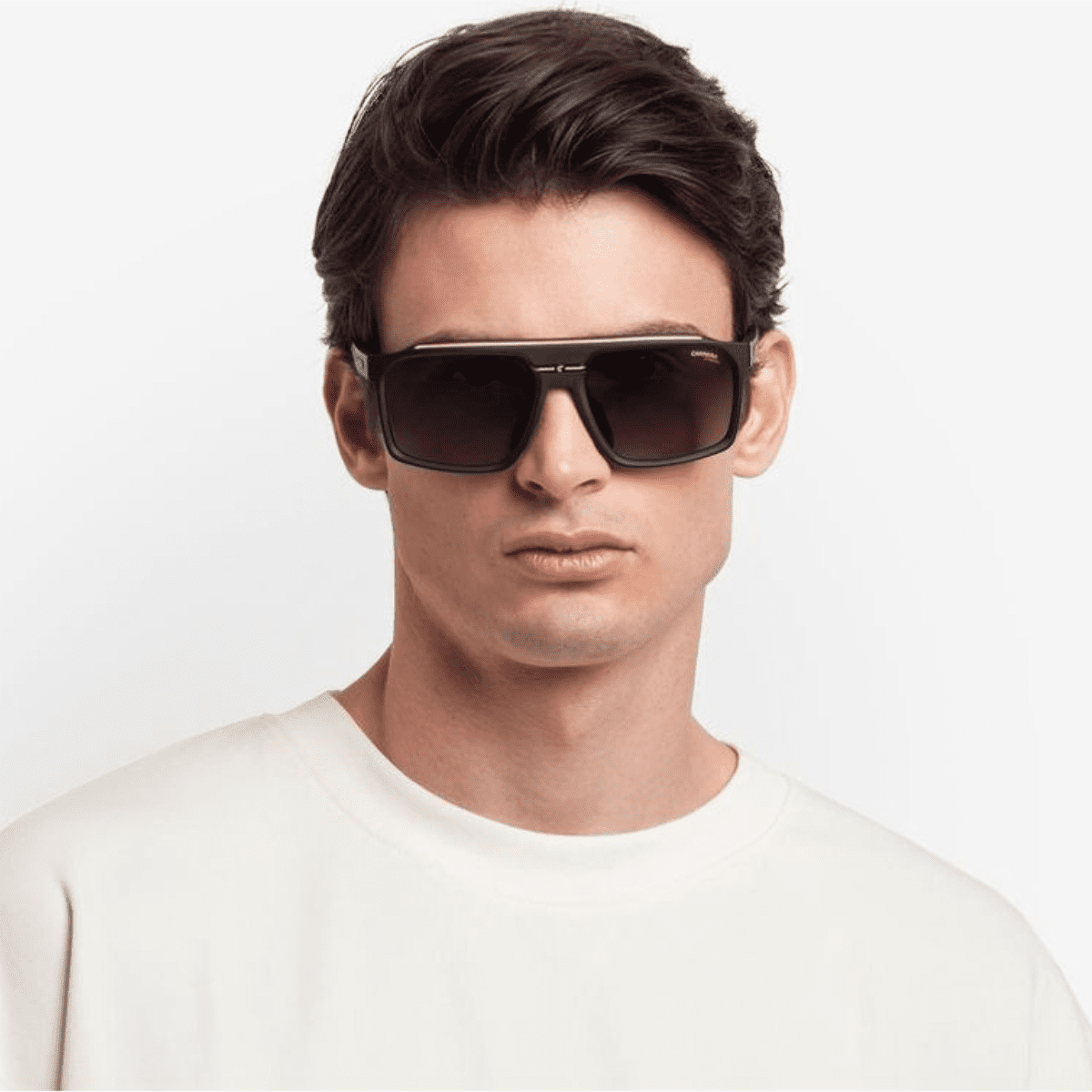 CARRERA SPORT 04S 146 59 90 unisex matte black gold aviator light sunglass culture model front