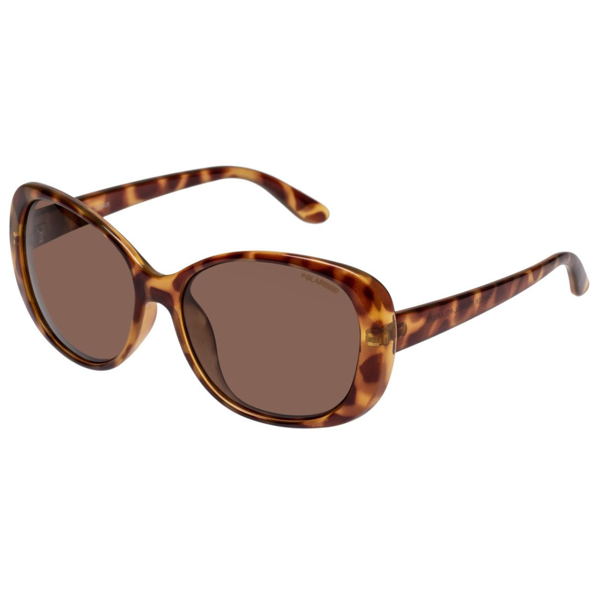 Cancer Council Balladonia 2103405 Milky Tort Brown Polarised womens wrap sunglass cuture side
