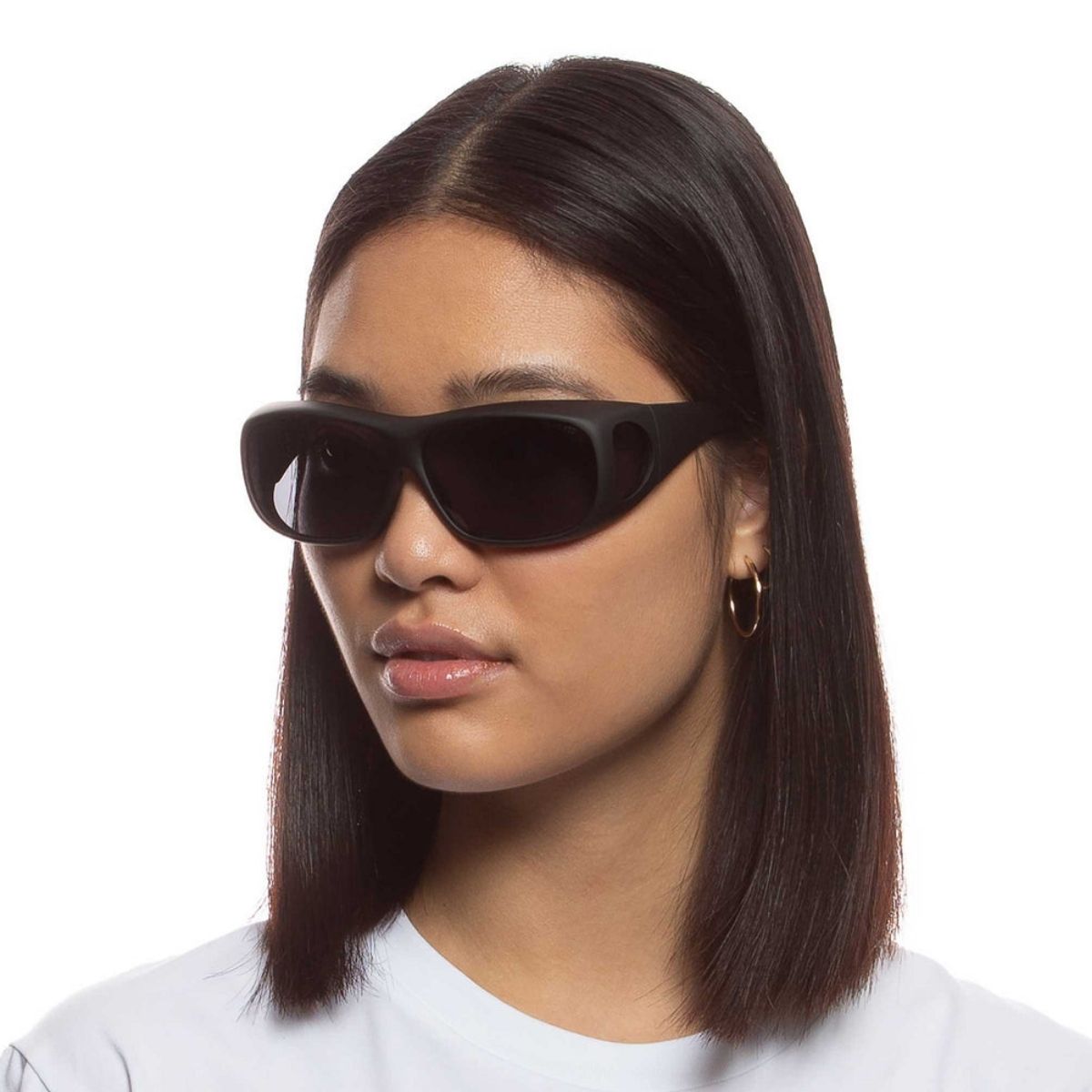 Cancer Council Jervis 2201010 Black/Smoke Polarised Fitover