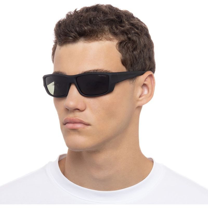 Cancer Council Gatton 2359439 Black Rubber/Green Polarised