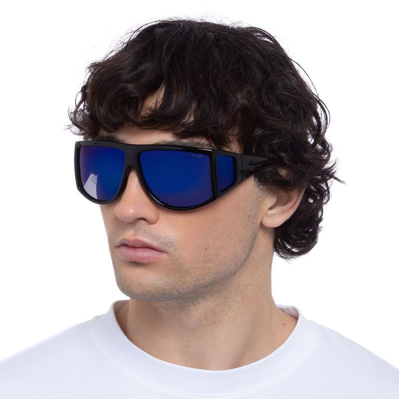 Cancer Council Nash 2359475 Black/Blue Mirror Polarised Fitovers
