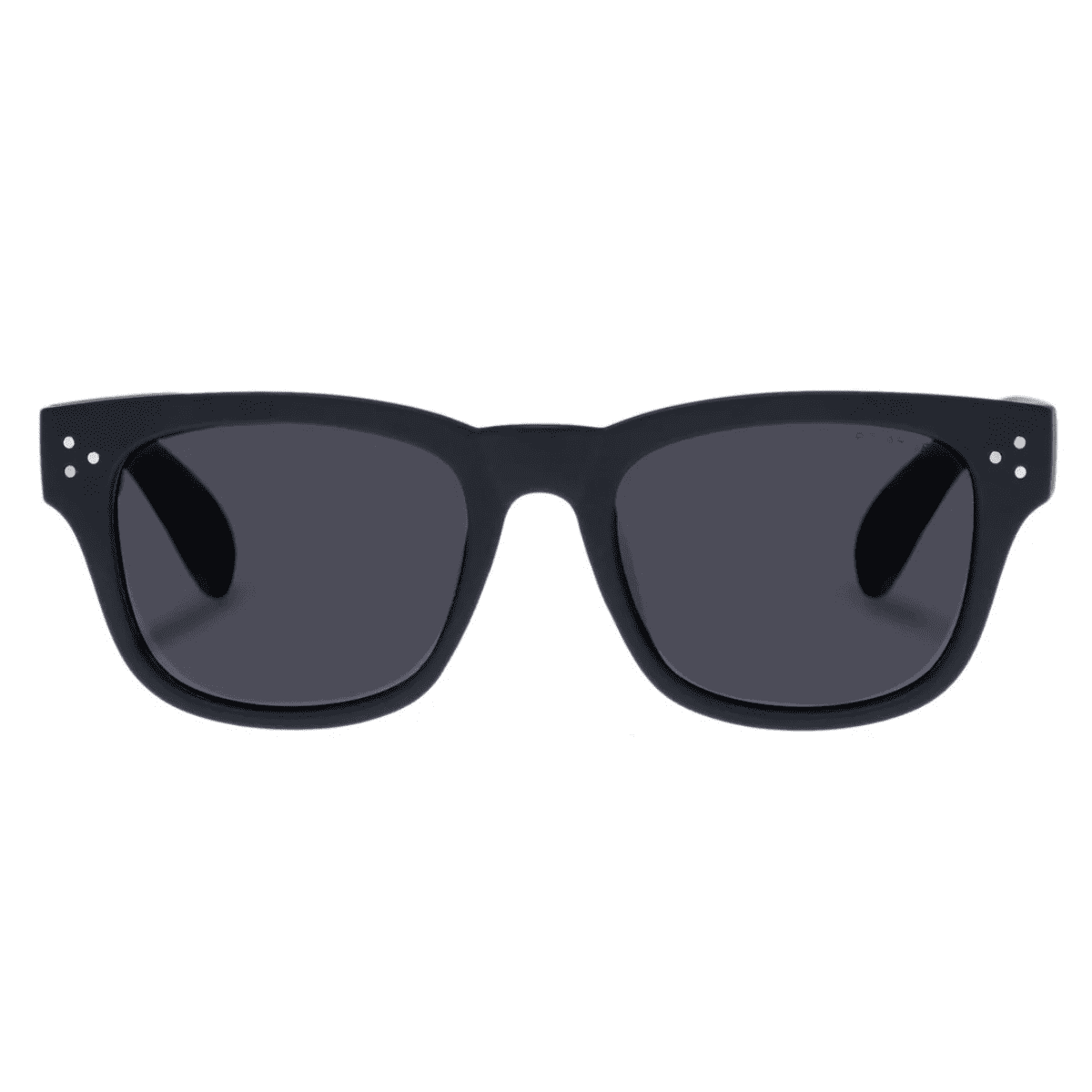 Cancer Council Noddy Youth Matte Black 2359492 Polarised square fashion classic unisex sunglass culture front