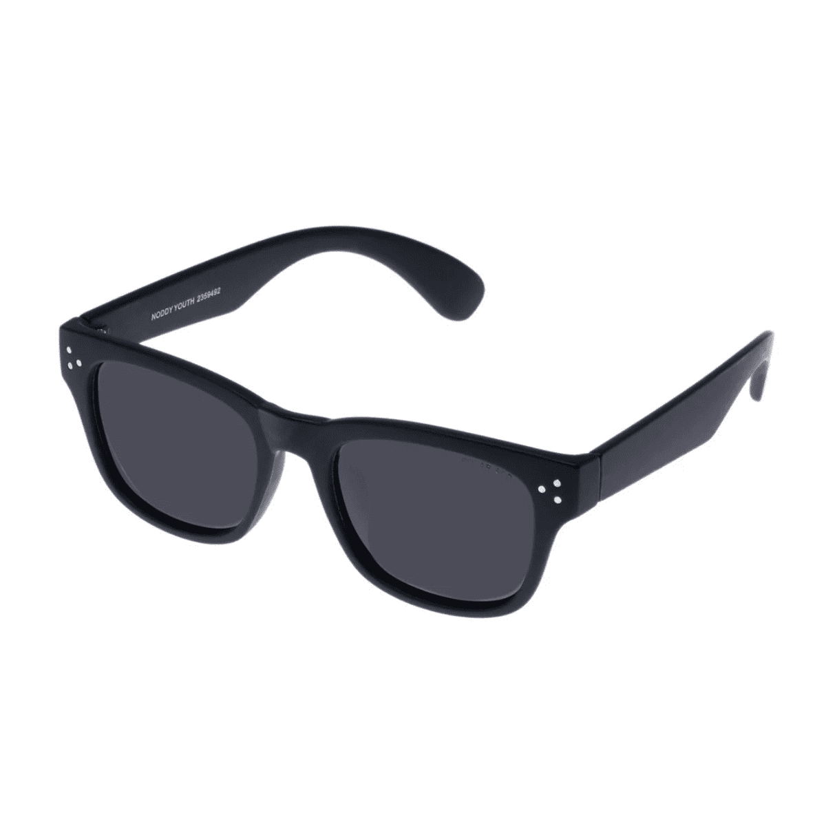Cancer Council Noddy Youth Matte Black 2359492 Polarised square fashion classic unisex sunglass culture side