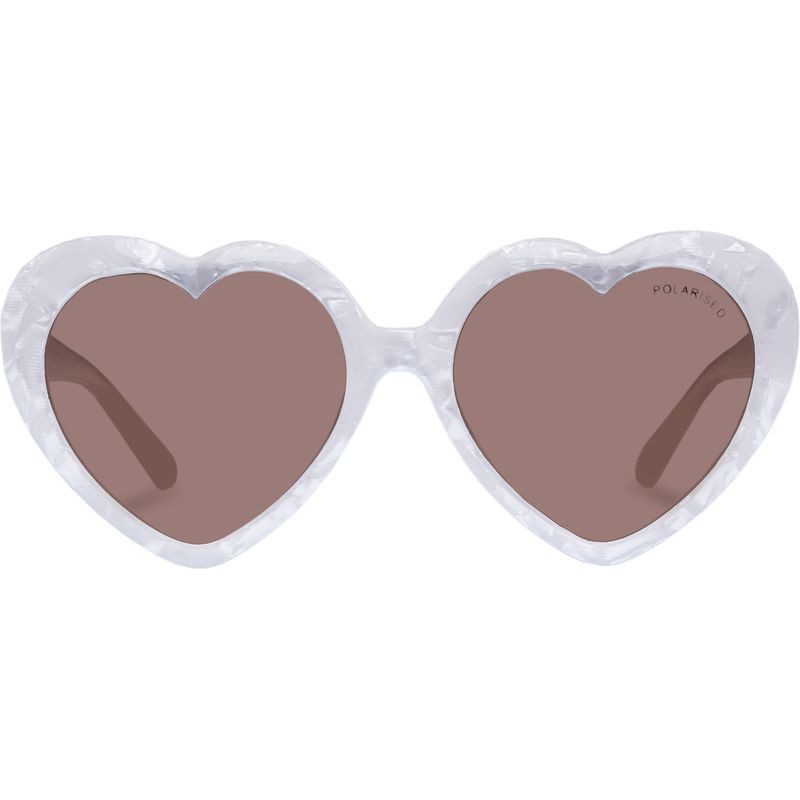 Cancer Council Kids Lovebird 2445509 Ivory Seashell/Brown Polarised