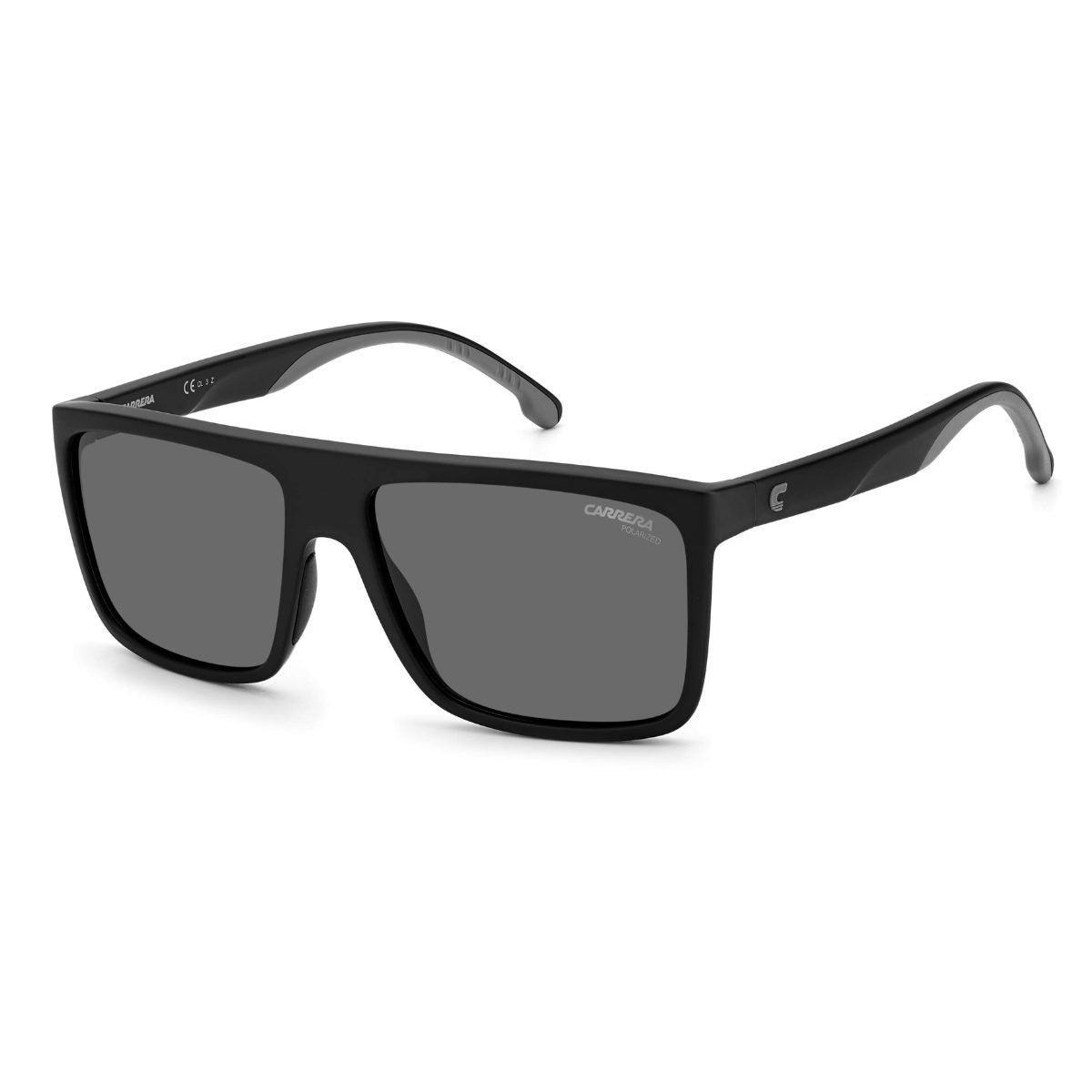 Carrera 8055 S 003 M9 58 Black Grey Polarised mens classic square d frane sunglass culture coomera
