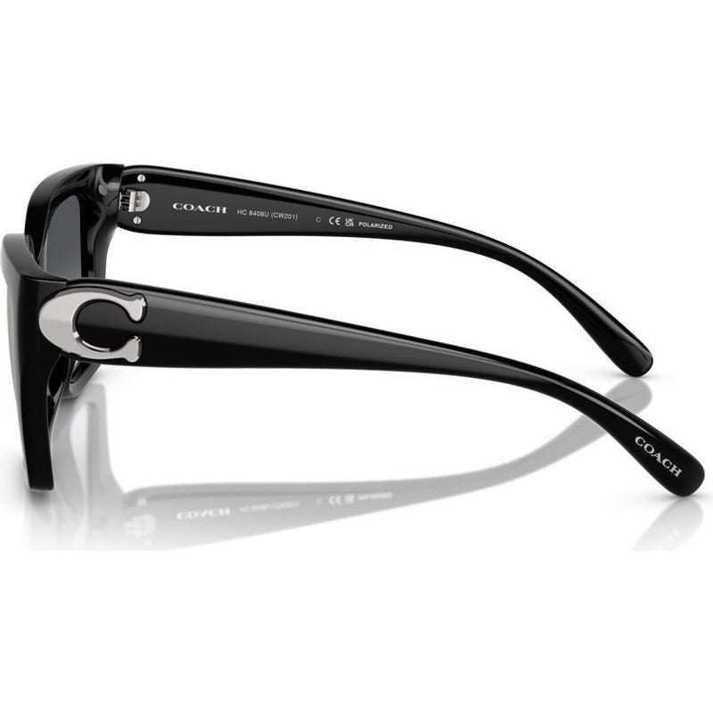 Coach HC8408U 500T355 Black/Grey Gradient Polarised