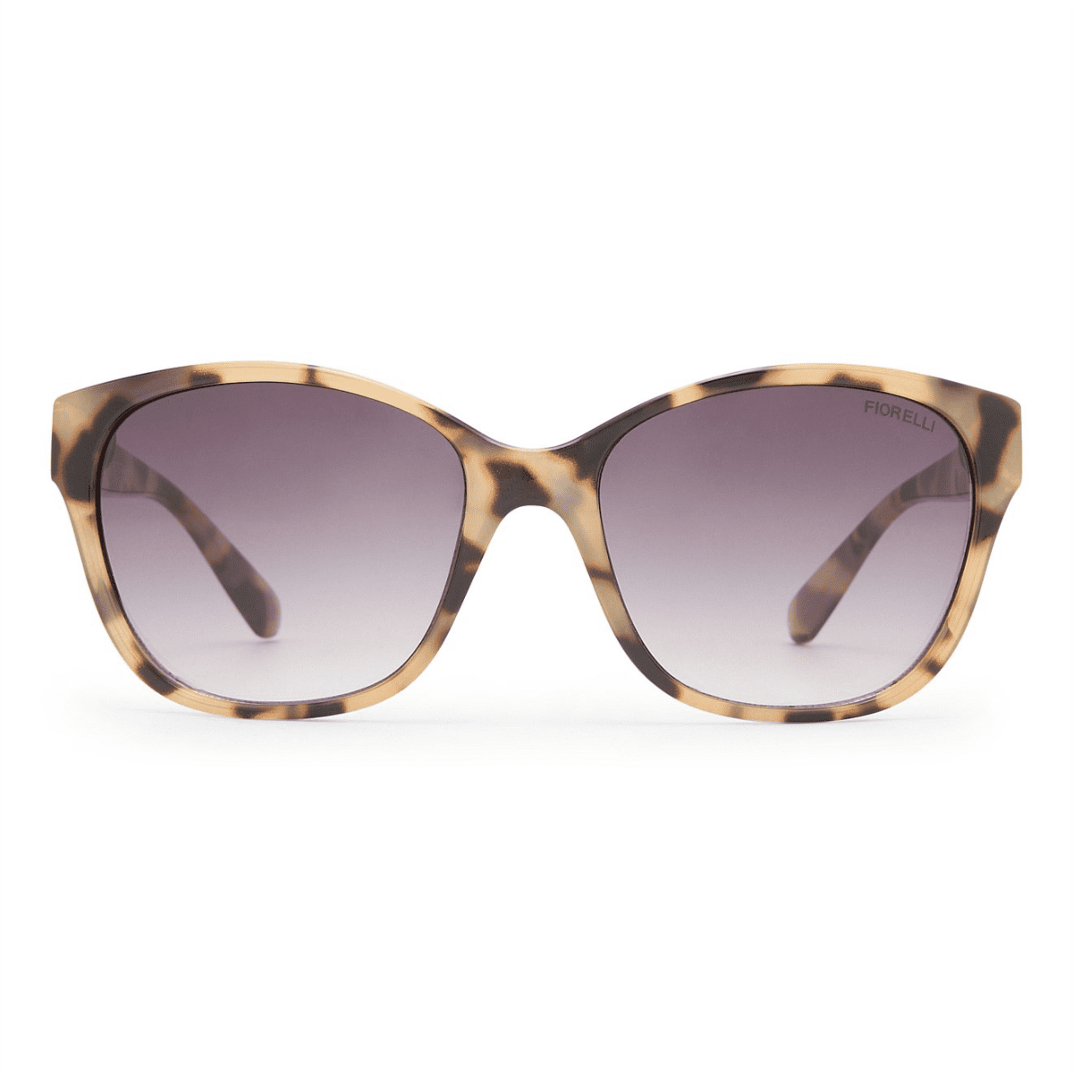 Fiorelli Ruth 2547305 Charcoal Tortoise soft medium cateye square womens sunglass culture front