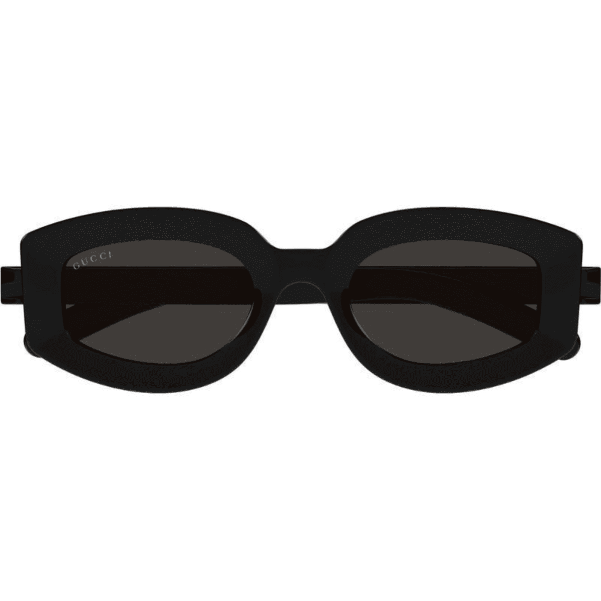 GUCCI 1719S 001 BLACK grey oval almond fashion womens sunglass culture