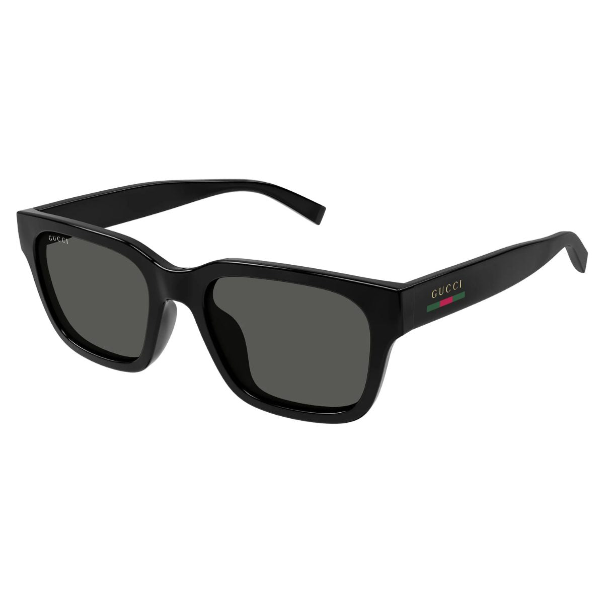 GUCCI GG1857 SK001 black rectangle unisex sunglass culture coomera logo