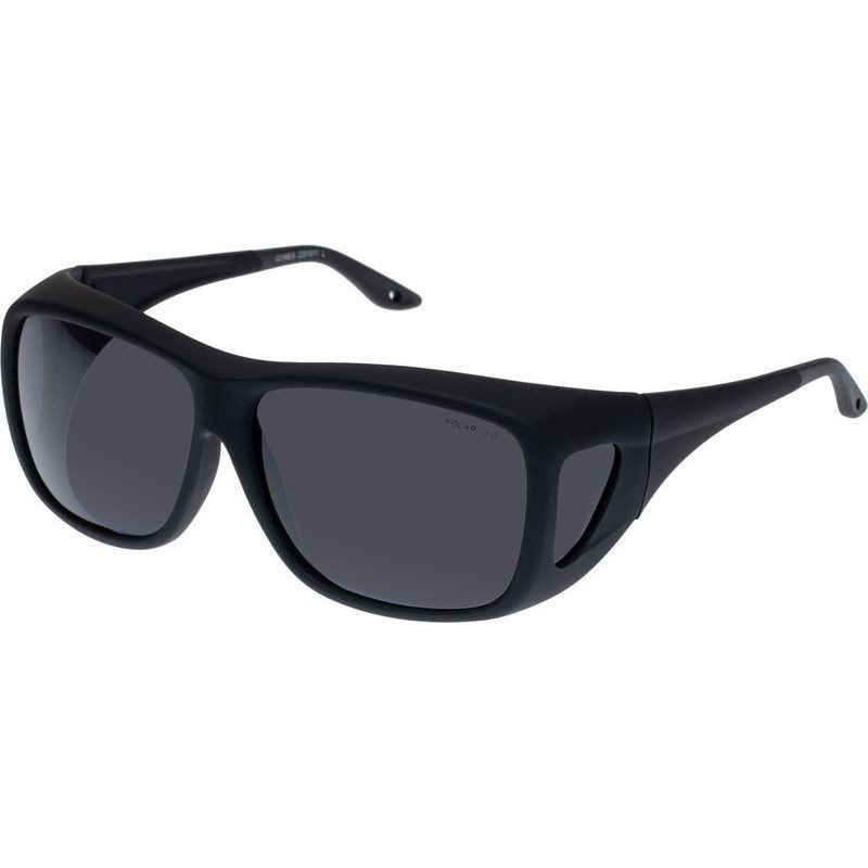 Cancer Council Fitover Gymea 2201011 Black Rubber/Smoke Polarised