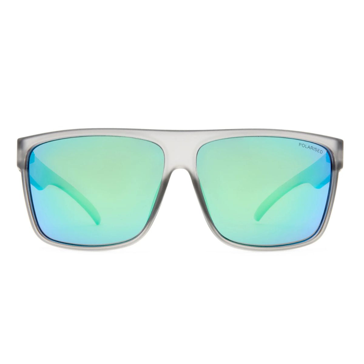 JUNEE 2558886 GREY Cancer Council Sunglass Culture Coomera Polarised sunnies Mirror trend front frame blue