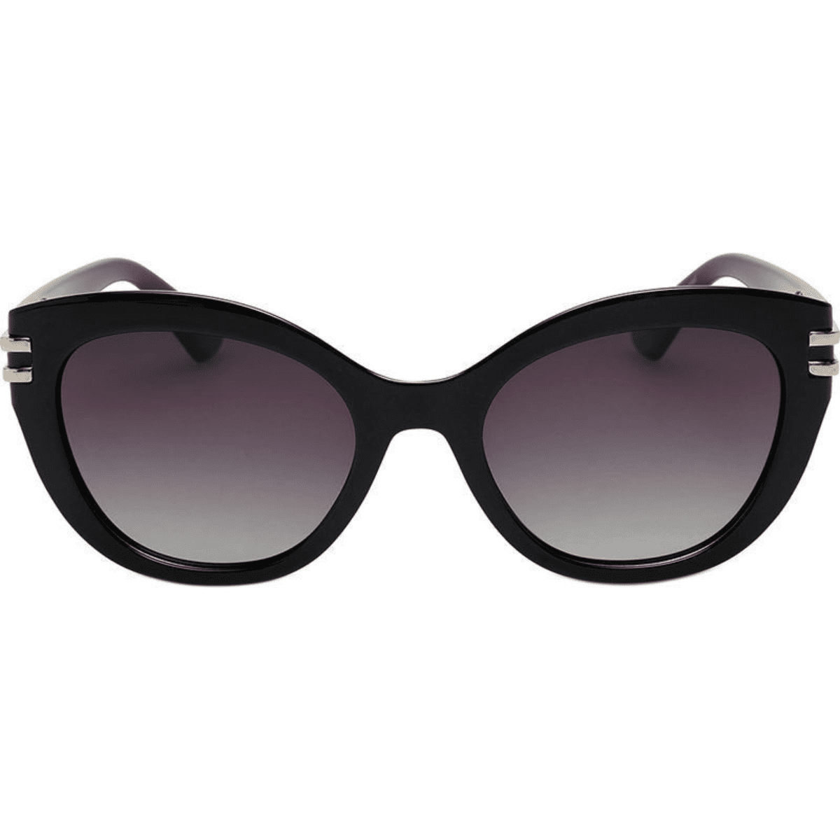 LOCELLO HALLIE 3918B Black gold accent cat eye premium collection sunglass culture front